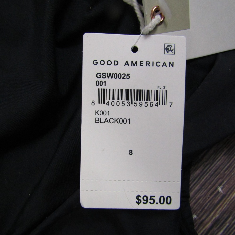 Good American NEW 5XL Size 8 Black Waist Framer One Piece Swimsuit - Picture 3 of 8